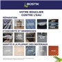 Membrane d'étanchéité - BOSTIK - Waterstop - Réparation fuites - Cartouche 290 ml - Gris
