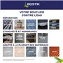 Membrane d'étanchéité - BOSTIK - Waterstop - Réparation fuites - Pot 1 kg - Gris