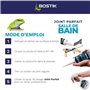 Mastic salle de bain - BOSTIK - Joint Parfait - Étanchéité silicone - Anti moisissures - Blanc - 280 ml