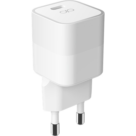Chargeur USB C 30W Power Delivery GaN Blanc + Garantie à vie - Origine France Garantie Force Power Lite