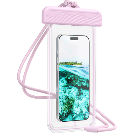 Pochette Etanche Universel Renforcée IPX8 Rose + Garantie à vie Force Case