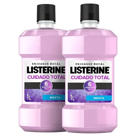 Bain de Bouche Listerine Total Care Enjuage Bucal 6 en 1 1 L (2 x 1000 ml)