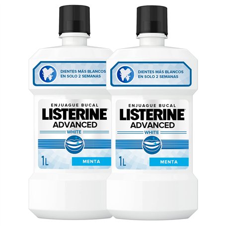 Listerine Advanced White Mild Flavor (pack de 2 x 1 L)