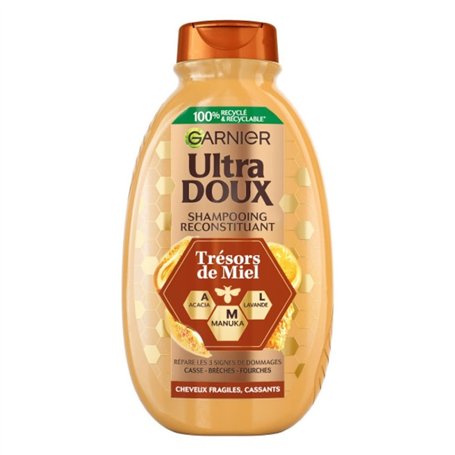 Garnier Ultra Doux - Shampoing Reconstituant - Enrichi en Acacia