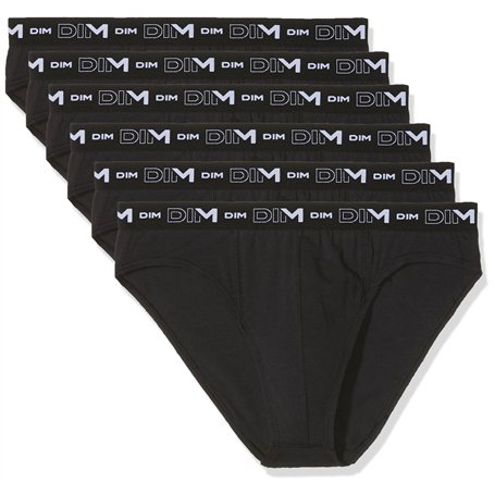 DIM Slip Homme Coton Stretch Confort x6