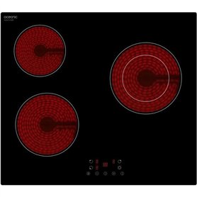 Plaque de cuisson vitrocéramique OCEANIC 3 foyers  L56 x P49 cm OCEATV3Z60