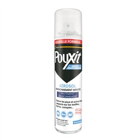Pouxit - Aérosol anti-poux et punaises de lit spécial - Traitement de infesté - 250 ml
