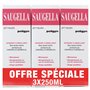 Saugella - Poligyn - Soin lavant intime - Ménopause - Soulage les désagréments et démangeaisons intimes - Lot de 3x250ml