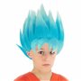 Chaks Perruque Bleue Goku Saiyan Super Dragon Ball Enfant - Bleu - Taille Unique