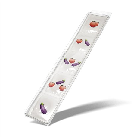 CALLVIN | Pack de 5 Préservatifs Sex-Emo | Personnalisés Mesure ton Plaisir | Idée de Cadeau Drôle | Pour des Moments Amusants e