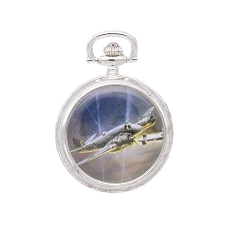 OPO 10 - Montre à Gousset de la Seconde Guerre Mondiale décorée avec Bristol BEAUFIGHTER Cornwall 1942 (Ref: 106)