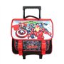 Bagtrotter Cartable à roulettes 38 cm Marvel Avengers Multicolore