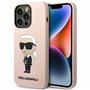 Karl Lagerfeld KLHMP14LSNIKBCP Coque Rigide en Silicone pour iPhone 14 Pro 6