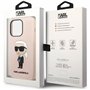 Karl Lagerfeld KLHMP14LSNIKBCP Coque Rigide en Silicone pour iPhone 14 Pro 6,1"