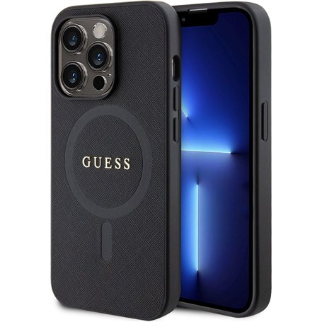 Guess GUHMP15XPSAHMCK Coque Rigide pour iPhone 15 Pro Max 6