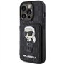 CG MOBILE Karl Lagerfeld Saffiano Coque Rigide avec Fente pour Carte pour iPhone 15 Pro Max