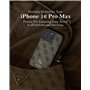 CG Mobile Guess HC Coque de téléphone conçue pour iPhone 16 Pro Max, Durable, résistante aux Chocs, Compatible avec MagSafe, PU 