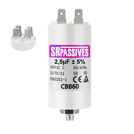 CONDENSATEUR MOTEUR À COSSE CBB60 2