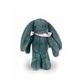 DOUDOU ET COMPAGNIE - Lapin Fleurette Eucalyptus 25 cm – Peluche Bébé Ultra Douce avec Foulard Fleuri – Doudou Naissance Mixte –