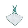 DOUDOU ET COMPAGNIE – Lapin avec Doudou Vert Sauge – Peluche Bébé Ultra Douce – Motif Fleuri – Cadeau Naissance Mixte – Lavable 