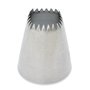 ScrapCooking - Douille Carrée Cannelée en Inox - Douille à Pâtisserie Pochage Carré - Pour Décoration Gâteaux