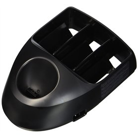 Les Jardins de la Comtesse - Grande Assiette Creuse en Mélamine Pure/Assiette à Soupe ou Pâtes/Petit Saladier Noir-Vert du Servi