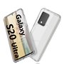 Ancile® Coque Samsung Galaxy S20 Ultra 360° Transparente Double Protection intégrale Samsung S20ultra Silicone Antichoc Dimenssi