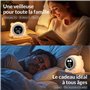 ANTIKOLOR réveil Enfant Jour Nuit - Veilleuse Enfant - Reveil educatif - Sommeil bébé - Deux alarmes - Machine de Sommeil - réve