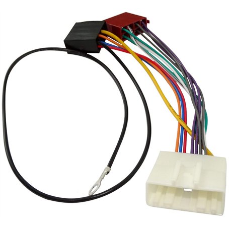 AERZETIX: Adaptateur fiche ISO câble convertisseur fiche Faisceau pour autoradio