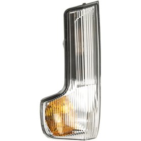Taros Trade 248251 Clignotant de rétroviseur gauche, Blanc avec insertion jaune Taros Trade 248251 Clignotant de rétroviseur gauche