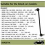 AERZETIX - C43304 - Biellette de barre stabilisatrice M10 - côté de montage: des deux côtés de l'essieu avant - compatible avec 