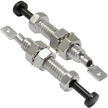 AERZETIX - C69368 - Lot de 2 Contacteurs interrupteurs capteurs de capot porte coffre pour système d'alarme auto voiture - filet