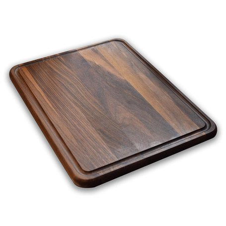 GULILES Planche à découper en bois de noyer américain naturel fait à la main | Huilée | Pour la préparation des aliments