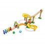 HABA 302056 - Kullerbü Toboggan a Billes Ding Dong - Jeu de balles en bois et en plastique de 38 pièces avec des courbes prononc