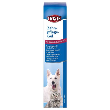 Trixie Gel d'Hygiène Dentaire au Goût Bœuf pour Chien/Chat 100 g