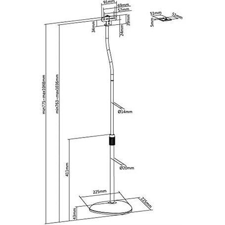 Boîte aux lettres connectée pour colis 46 x 50 x 50 cm [AGT]