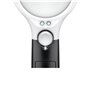 Goobay 41255 Loupe Luminaire LED, Manuelle, Lentille de grossissement 2x et 12x, Convient pour la lecture et le Travail