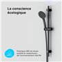 AM.PM F01TA022 Hit Ensemble de douche, colonne de douche, noir mat