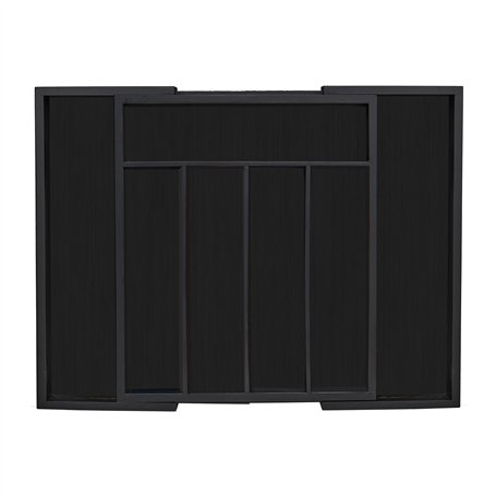 Relaxdays Bac à Couverts Bambou