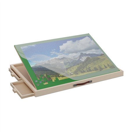 Relaxdays Plateau pour Puzzle allant jusqu'à 1 000 pièces