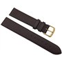 myledershop 17mm Cuir de veau bracelet de montre Made in Germany en marron avec boucle en or MJ-Design-Germany incl instructions