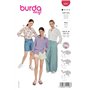 burdastyle Patron de couture 5887 | Blouses de différentes longueurs à coudre soi-même | Femme