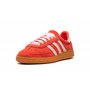 adidas Chaussure de handball d'entraînement pour homme, Rouge vif/rose transparent/gomme, 6