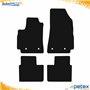 PETEX Lot de 4 Tapis de Sol de Voiture en Velours Pluto pour Renault Arkana à partir de 03/2021 - Noir