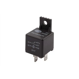 HELLA 4Rd 933 332-041 Relais, Courant De Travail - 12V - 5Pôle - Relais Inverseurs - Avec Support HELLA 4Rd 933 332-041 Relais
