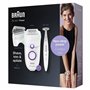 Braun Silk-épil 5 Power Épilateur d'épilation avec tête de rasoir électrique et tondeuse de bikini, épilateur filaire avec 28 pi