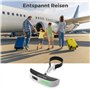 deleyCON Pèse-bagages numérique portable avec écran (jusqu'à 50 kg, batterie incluse) avec crochet pour voyage, valise, cuisine,