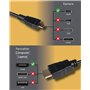 SvediTec Câble HDMI pour appareil photo numérique Canon EOS R6 - Micro D - Contacts plaqués or - Longueur : 2 m