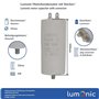 Lumonic Condensateur de démarrage avec Prise De Courant I 60µF 450V I 45x100mm I 60uF I Condensateur de moteur avec boîtier en p