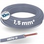 5 mm² Gris I Fil simple en PVC ignifuge 1